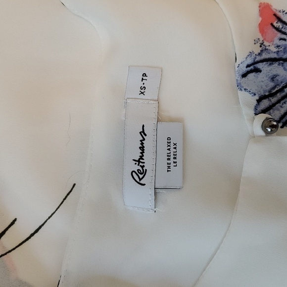 Reitmans Floral Button Front Tank Top  Size XS - Picture 7 of 9